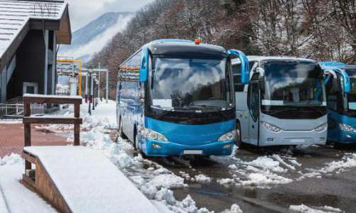 transport autobusowy w gorach